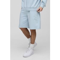 Mittellange Oversize Basic Shorts - Blau - S, Blau Mittellange Oversize Basic Shorts - Blau - S, Blau von boohooman