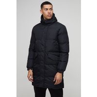 Mittellange Steppjacke - Schwarz - XS, Schwarz Mittellange Steppjacke - Schwarz - XS, Schwarz von boohooman