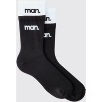 Monochrome Man Sport-Socken - ONE SIZE, mono Monochrome Man Sport-Socken - ONE SIZE, mono von boohooman