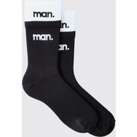 Monochrome Man Sport-Socken von boohooman