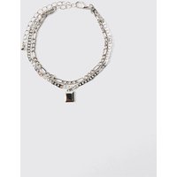 Multi Chain Bracelet - Silber - ONE SIZE, Silber von boohooman