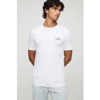 Schwarzes Official Man T-Shirt - Weiß - XS, Weiß Schwarzes Official Man T-Shirt - Weiß - XS, Weiß von boohooman