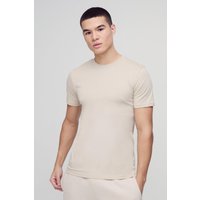Muscle-Fit T-Shirt - Grau - M, Grau Muscle-Fit T-Shirt - Grau - M, Grau von boohooman