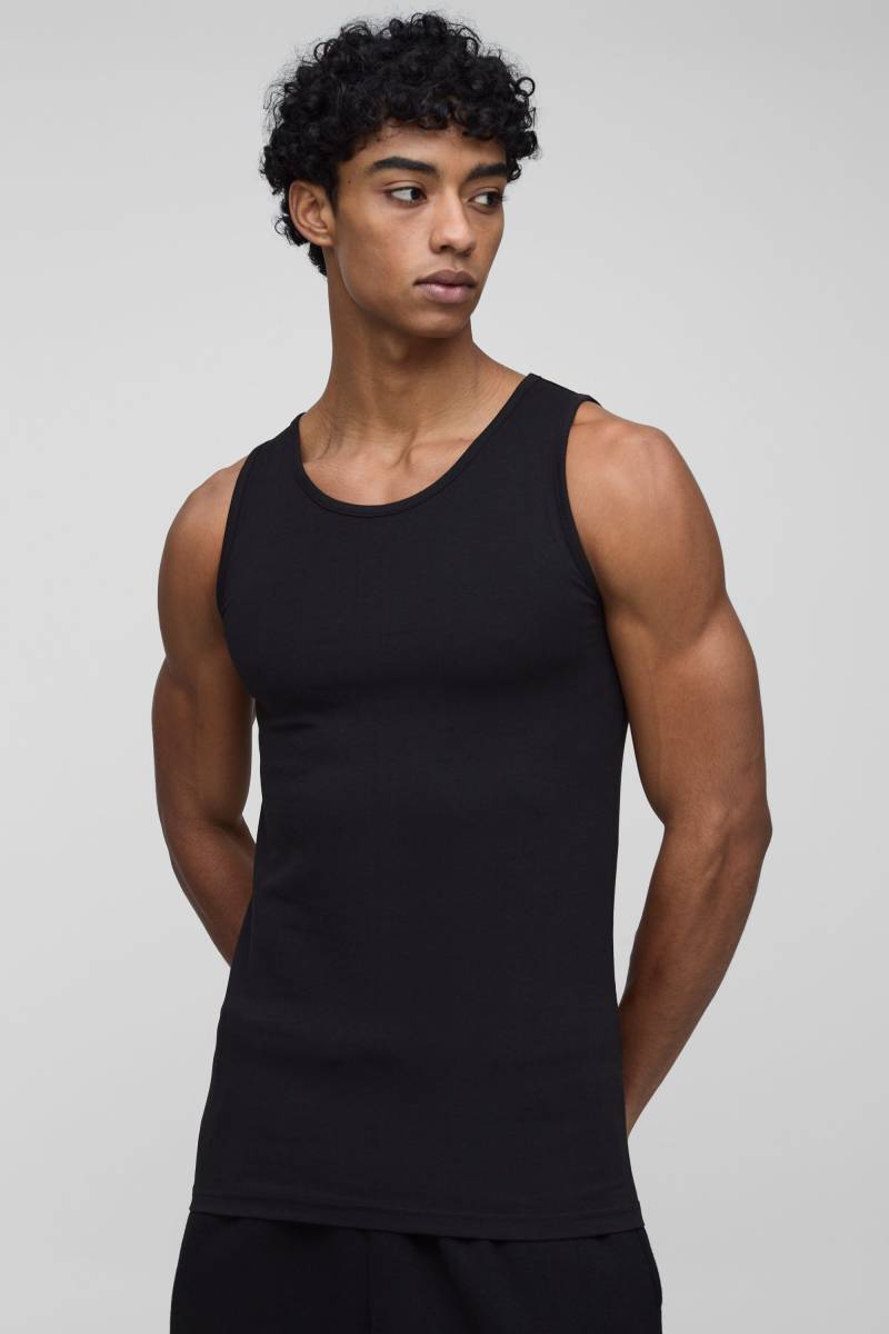 Muscle Fit vesttop - Schwarz - XS, Schwarz Muscle Fit vesttop - Schwarz - XS, Schwarz von boohooman