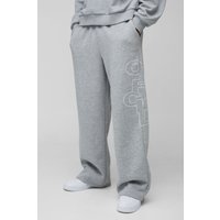 Official Jogginghose mit weitem Bein von boohooman