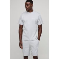 Official Scuba T-Shirt & Shorts - Grau - M, Grau Official Scuba T-Shirt & Shorts - Grau - M, Grau von boohooman