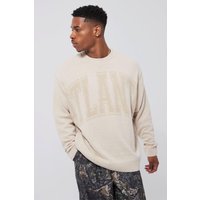 Oversize Atlanta Strickpullover von boohooman