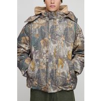 Oversize Camouflage Parka-Jacke mit Trichterkragen von boohooman
