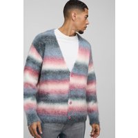 Oversize Cardigan mit Streifen von boohooman