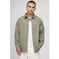 Oversize Hemd - Khaki - XS, Khaki Oversize Hemd - Khaki - XS, Khaki von boohooman