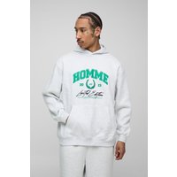 Oversize Homme Hoodie - ash - XS, ash Oversize Homme Hoodie - ash - XS, ash von boohooman
