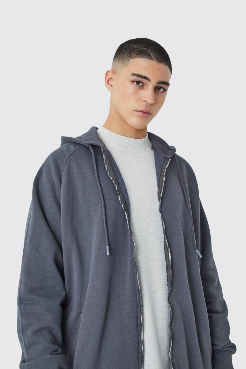 Oversize Hoodie mit Reißverschluss von boohooman