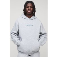 Oversize Limited Edition Hoodie - Grau - XS, Grau Oversize Limited Edition Hoodie - Grau - XS, Grau von boohooman