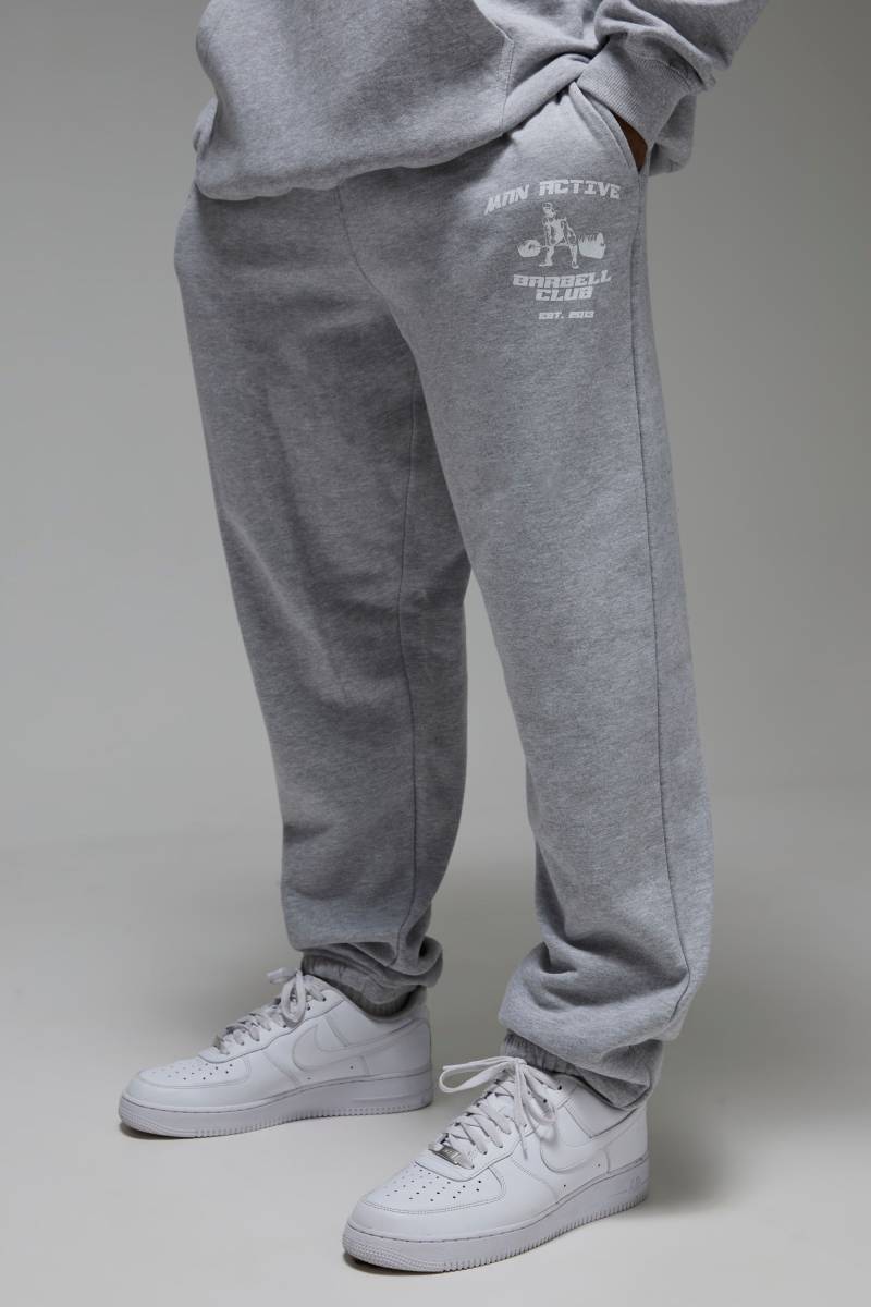 Oversize Man Active Jogginghose - Grau - XS, Grau Oversize Man Active Jogginghose - Grau - XS, Grau von boohooman
