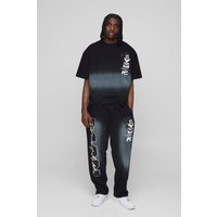 Oversize Man T-Shirt & Jogginghose - Schwarz - XS, Schwarz Oversize Man T-Shirt & Jogginghose - Schwarz - XS, Schwarz von boohooman