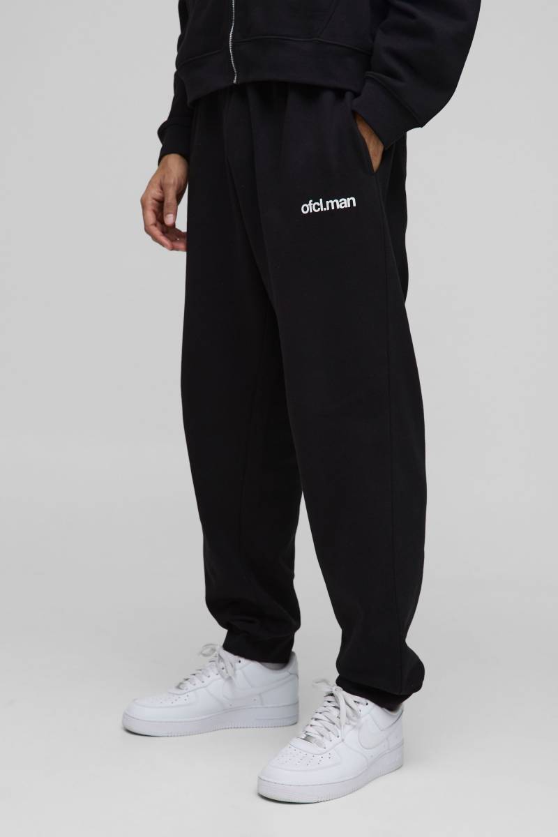Oversize Official Man Basic Jogginghose - Schwarz - XS, Schwarz Oversize Official Man Basic Jogginghose - Schwarz - XS, Schwarz von boohooman