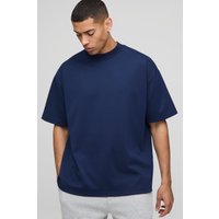 Oversize Premium T-Shirt - Blau - L, Blau Oversize Premium T-Shirt - Blau - L, Blau von boohooman