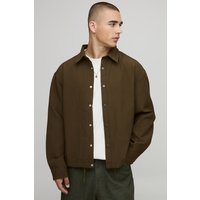 Oversize Ripstop Cargohose - Khaki - S, Khaki von boohooman