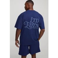Oversize Shorts-Set mit Limited Edition Print von boohooman