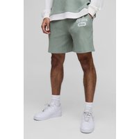 Oversize Shorts in Waffeloptik - Grün - XS, Grün Oversize Shorts in Waffeloptik - Grün - XS, Grün von boohooman