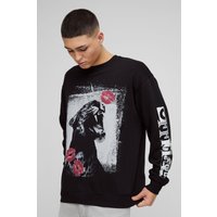 Oversize Sweatshirt mit Cheetah Print von boohooman