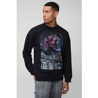 Oversize Sweatshirt mit Spiderman Weihnachts-Print von boohooman