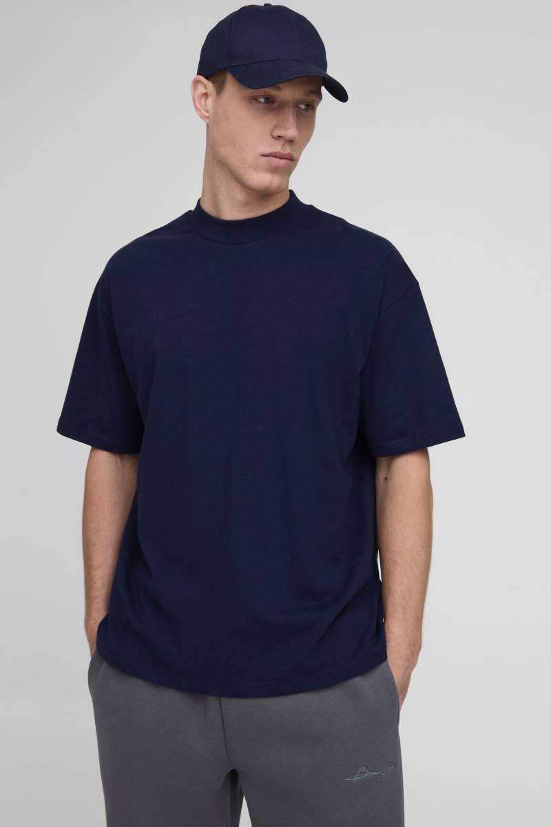 Oversize T-Shirt - Blau - XS, Blau Oversize T-Shirt - Blau - XS, Blau von boohooman