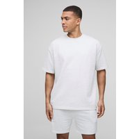 Oversize T-Shirt - Grau - M, Grau Oversize T-Shirt - Grau - M, Grau von boohooman