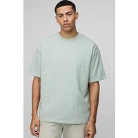Oversize T-Shirt - Grün - S, Grün Oversize T-Shirt - Grün - S, Grün von boohooman