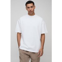 Oversize T-Shirt - Weiß - XS, Weiß von boohooman