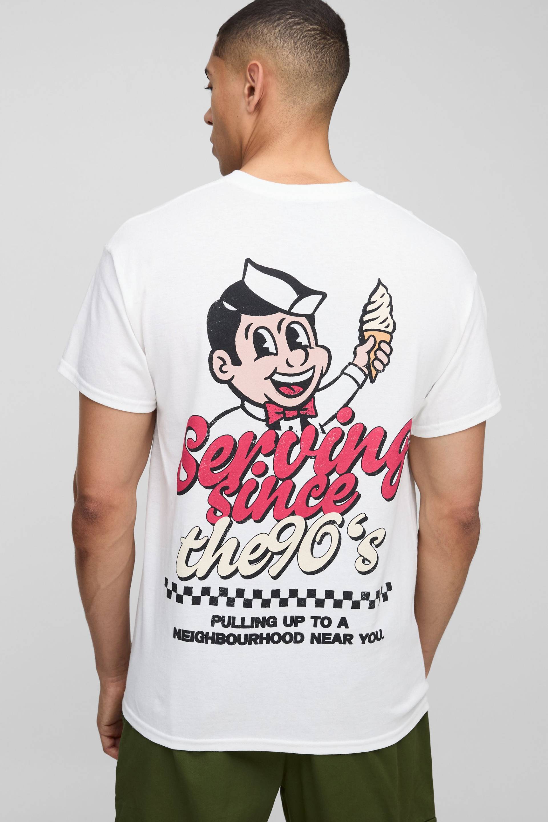 Oversize T-Shirt mit 90er Jahre Print von boohooman