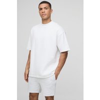 Oversize T-Shirt mit BM-Print - Weiß - M, Weiß Oversize T-Shirt mit BM-Print - Weiß - M, Weiß von boohooman