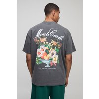 Oversize T-Shirt mit Engel-Print von boohooman