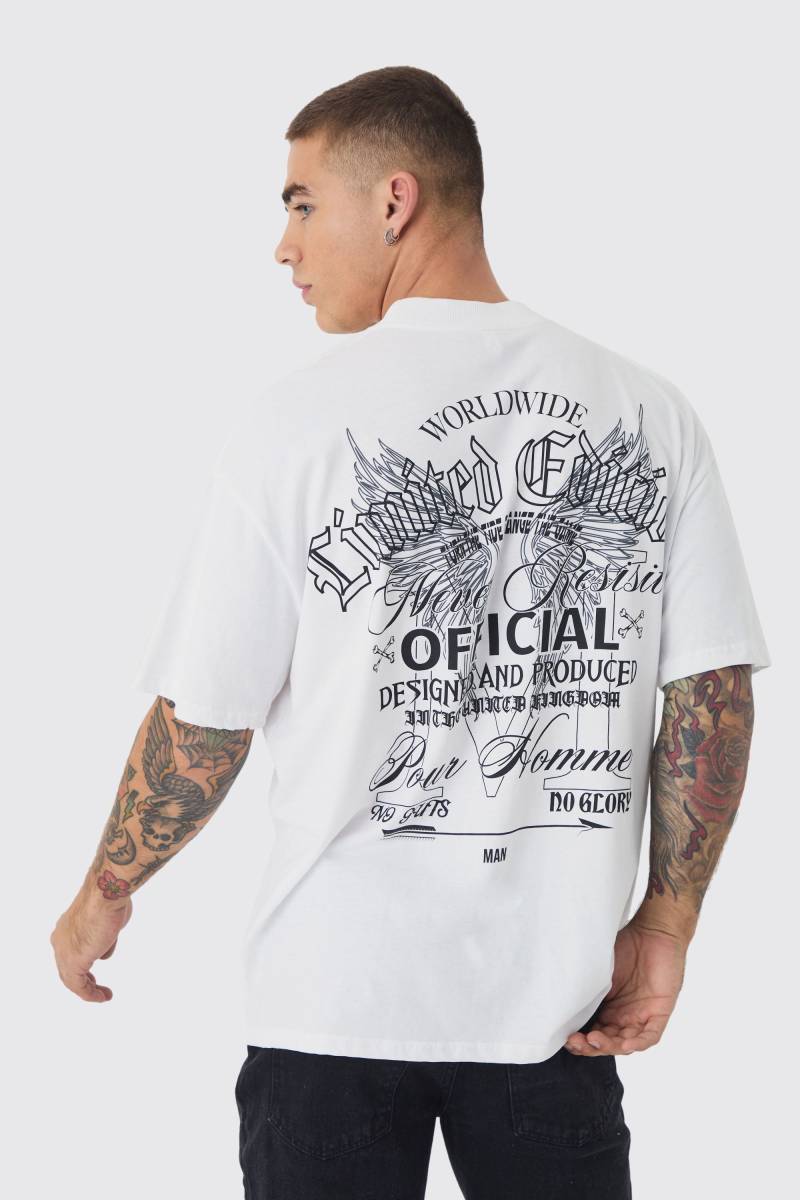 Oversize T-Shirt mit Limited Edition Print von boohooman
