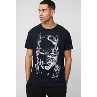 Oversize T-Shirt mit lizenziertem Batman-Print - Schwarz - M, Schwarz von boohooman