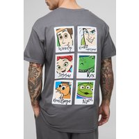 Oversize T-Shirt mit lizenziertem Disney Toy Stroy Print von boohooman