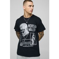 Oversize T-Shirt mit lizenziertem Morgenmantel-Print von boohooman