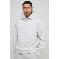 Oversize Scuba Hoodie - Grau - XS, Grau Oversize Scuba Hoodie - Grau - XS, Grau von boohooman