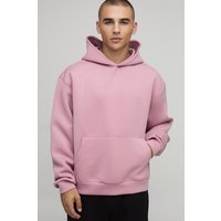 Oversize Scuba Hoodie - Malve - M, Malve von boohooman