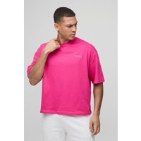 Kastiges Oversize Man-Sweatshirt T-Shirt - Rosa - M, Rosa Kastiges Oversize Man-Sweatshirt T-Shirt - Rosa - M, Rosa von boohooman
