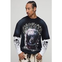 Kastiges Oversize Official Man T-Shirt - Schwarz - XS, Schwarz Kastiges Oversize Official Man T-Shirt - Schwarz - XS, Schwarz von boohooman