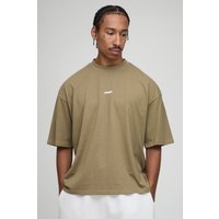 Kastiges Oversize Official T-Shirt - Khaki - XS, Khaki Kastiges Oversize Official T-Shirt - Khaki - XS, Khaki von boohooman