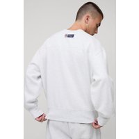 Kastiges Oversize Sweatshirt mit Naht-Detail - Grau - XS, Grau Kastiges Oversize Sweatshirt mit Naht-Detail - Grau - XS, Grau von boohooman