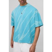 Kastiges Oversize T-Shirt - Blau - XS, Blau Kastiges Oversize T-Shirt - Blau - XS, Blau von boohooman