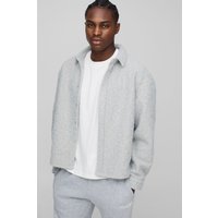 Oversize Overshirt - Grau - XS, Grau Oversize Overshirt - Grau - XS, Grau von boohooman