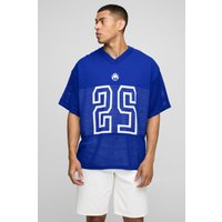 Gestricktes T-Shirt mit V-Ausschnitt - Grau - L, Grau von boohooman