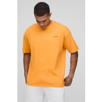 Oversize Man-Sweatshirt Rundhals T-Shirt - Orange - S, Orange Oversize Man-Sweatshirt Rundhals T-Shirt - Orange - S, Orange von boohooman