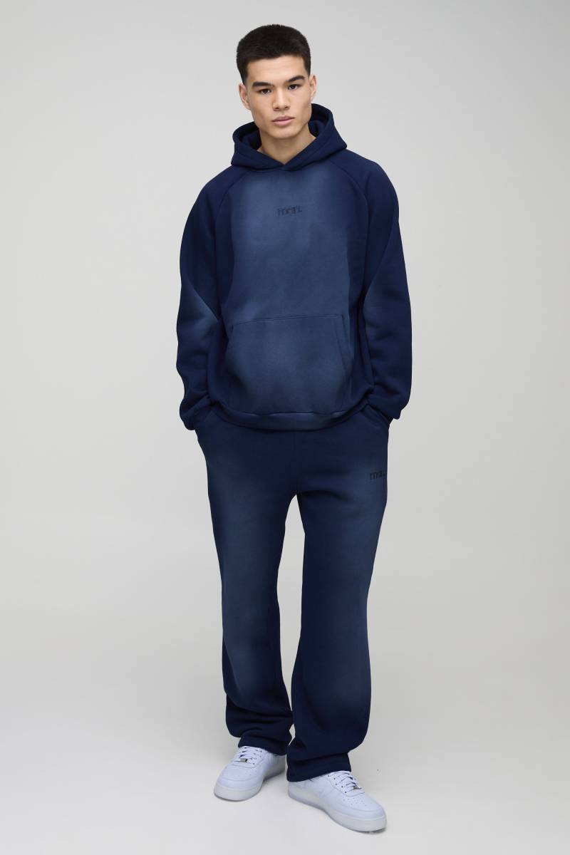 Oversize Man Trainingsanzug mit Kapuze - Blau - XS, Blau Oversize Man Trainingsanzug mit Kapuze - Blau - XS, Blau von boohooman