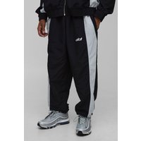 Oversize Official Hose - Schwarz - M, Schwarz von boohooman