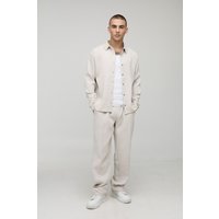 Oversize Overshirt & Hose - Grau - XS, Grau Oversize Overshirt & Hose - Grau - XS, Grau von boohooman